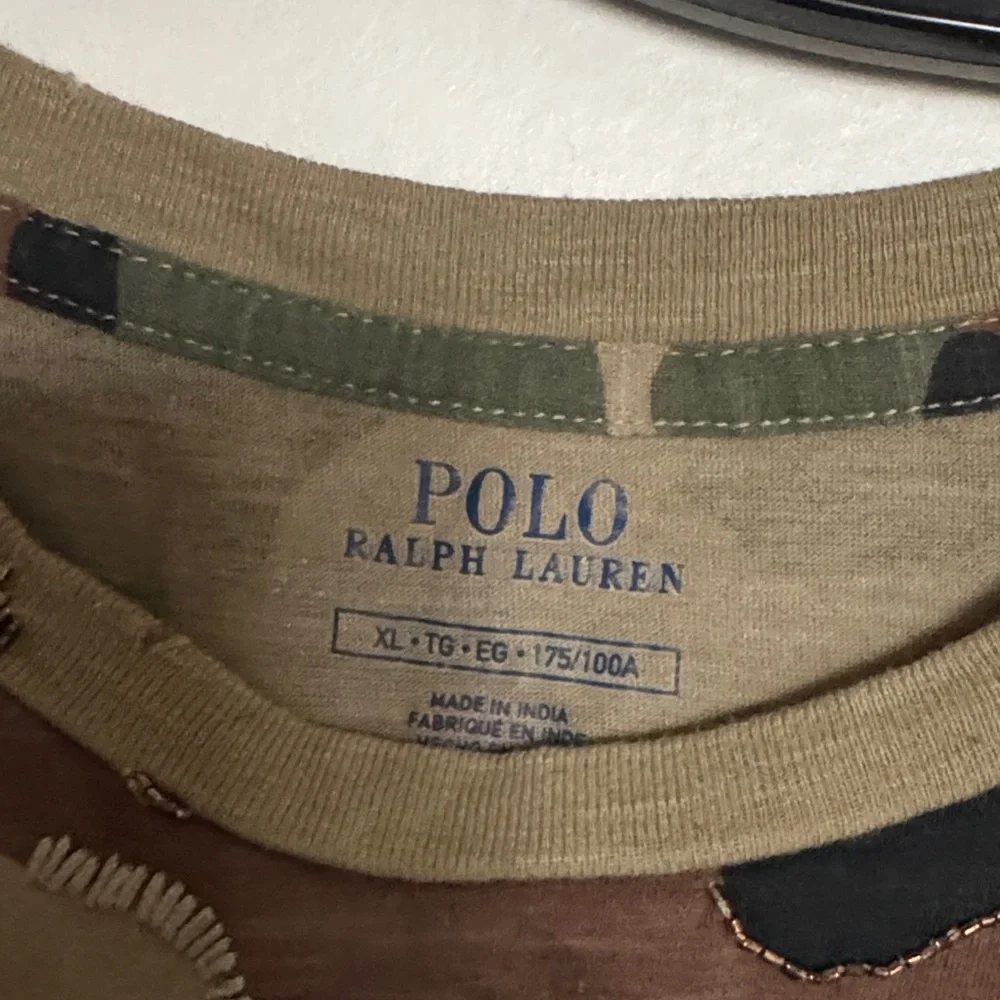 Polo Ralph Lauren Camouflage T-Shirt Dress with beading and embroidery size xl - Picture 2 of 4